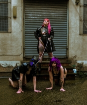 Mistress and her pets